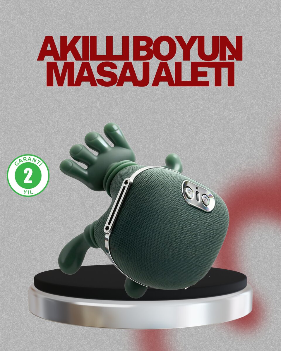 Boyun ve Omuz Gerginliği Giderici Masaj Cihazı Boyun ve Omuz Gerginliği Giderici Masaj Cihazı