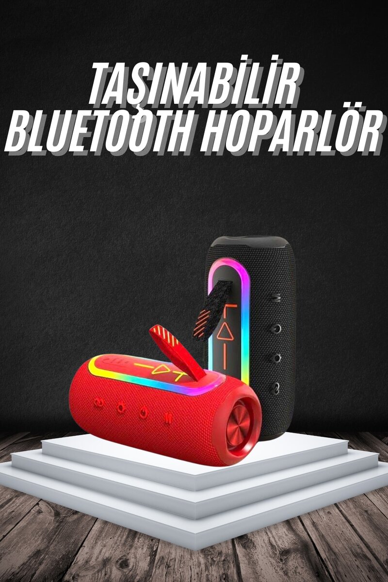 Bluetooth Hoparlör USB Şarjlı Uzun Pil Ömrü Android ve İOS Uyumlu Renkli Bluetooth Hoparlör USB Şarjlı Uzun Pil Ömrü Android ve İOS Uyumlu Renkli