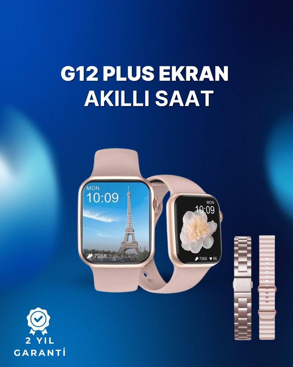 GPS Destekli Akıllı Saat – Nabız, Uyku ve Adım Takibi, Sesli Görüşme, Suya Dayanıklı Tasarım GPS Destekli Akıllı Saat – Nabız, Uyku ve Adım Takibi, Sesli Görüşme, Suya Dayanıklı Tasarım