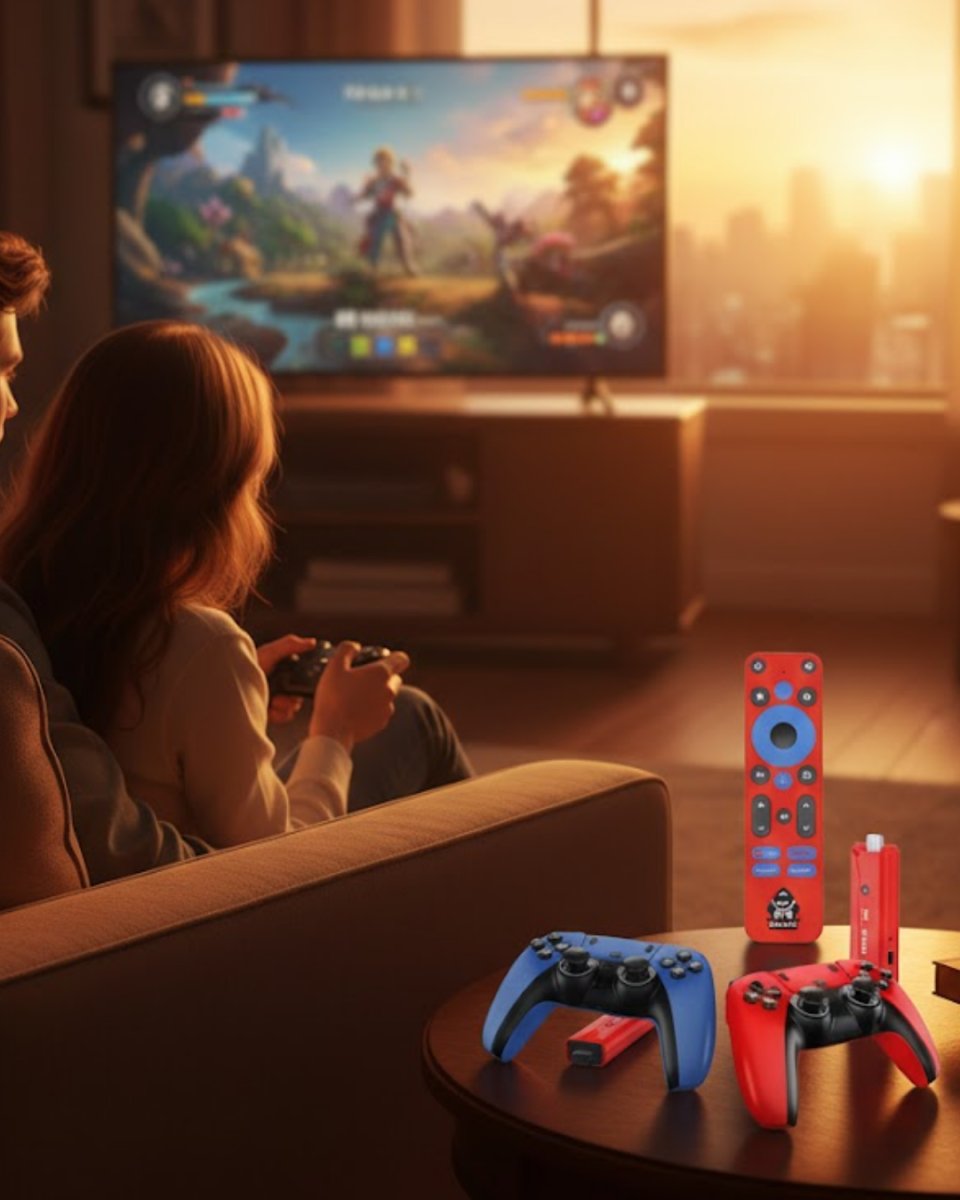 Android TV Game Stick 10K HD 3D Oyun Destekli 64GB Konsol Android TV Game Stick 10K HD 3D Oyun Destekli 64GB Konsol