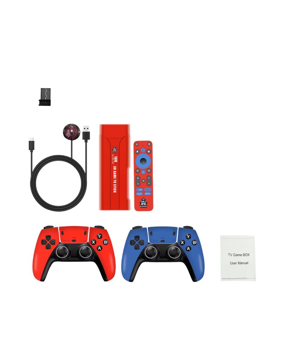 Android TV Game Stick 10K HD 3D Oyun Destekli 64GB Konsol Android TV Game Stick 10K HD 3D Oyun Destekli 64GB Konsol