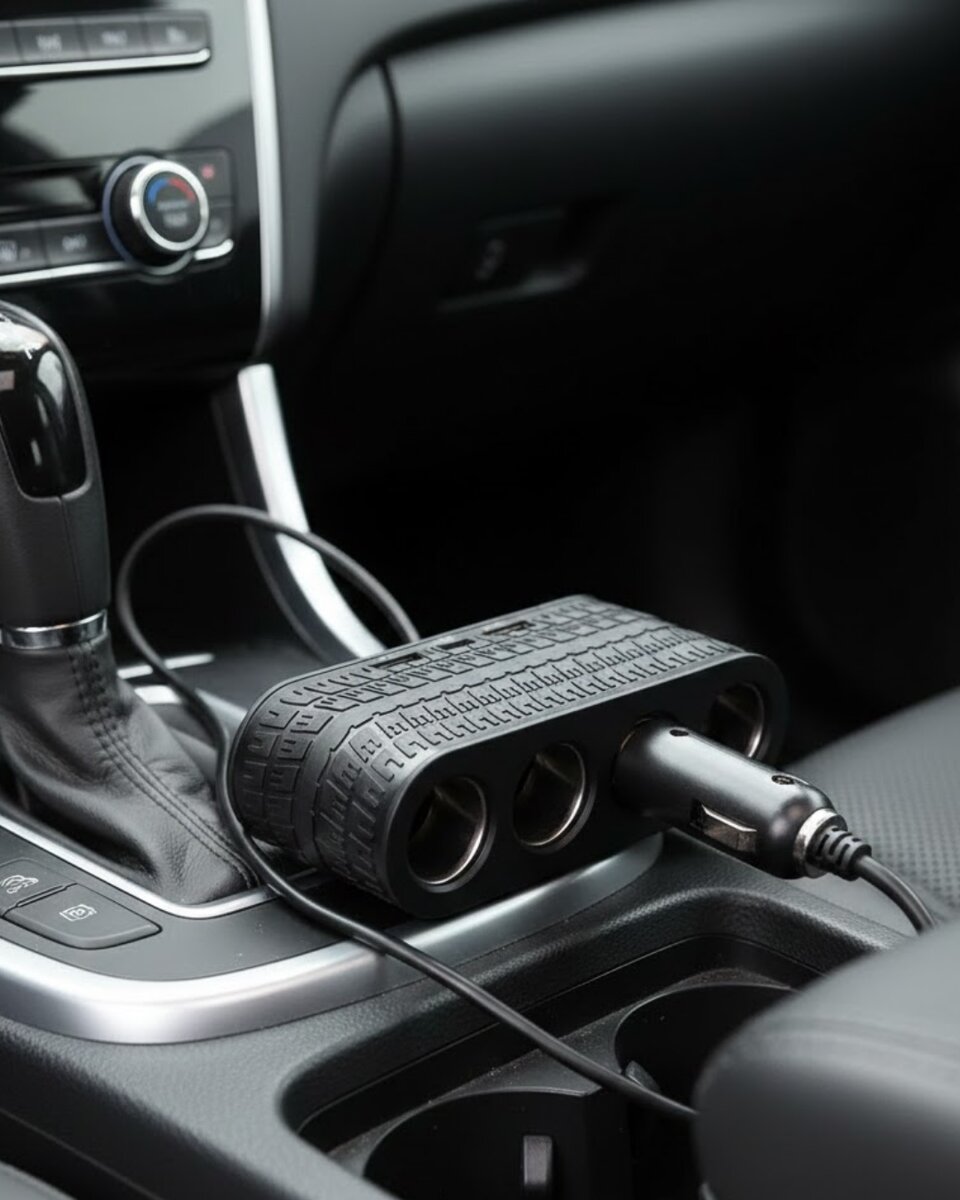 Araç Çakmak Çoklayıcı 4 Çıkışlı 2 USB ve Type C Girişli Çok Fonksiyonlu Şarj Ünitesi Araç Çakmak Çoklayıcı 4 Çıkışlı 2 USB ve Type C Girişli Çok Fonksiyonlu Şarj Ünitesi