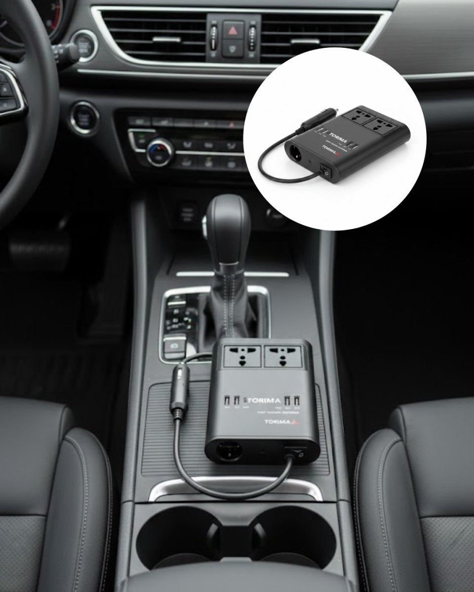 Araç İçin 12V 24V Güç Dönüştürücü 220V Priz ve USB Portlu Araç İçin 12V 24V Güç Dönüştürücü 220V Priz ve USB Portlu