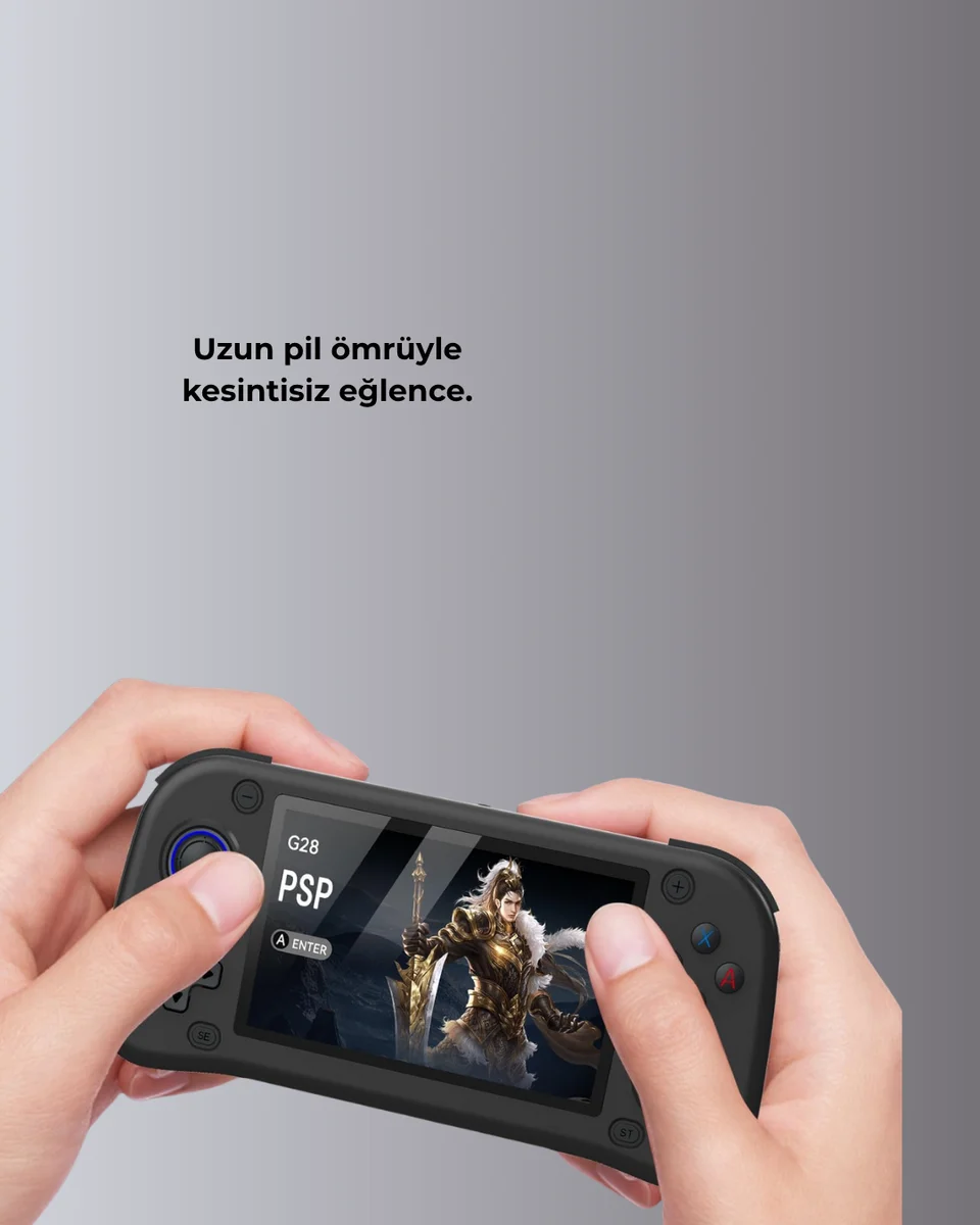 4.3” HD Ekranlı El Konsolu 64GB Hafıza Kartı ve 10000 Yüklü Oyun 4.3” HD Ekranlı El Konsolu 64GB Hafıza Kartı ve 10000 Yüklü Oyun