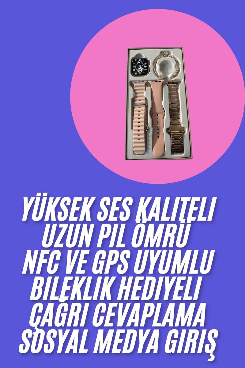 Genç Kızlara Özel Akıllı Saat 41 mm Çağrı Cevaplayabilen NFC ve GPS Uyumlu Genç Kızlara Özel Akıllı Saat 41 mm Çağrı Cevaplayabilen NFC ve GPS Uyumlu