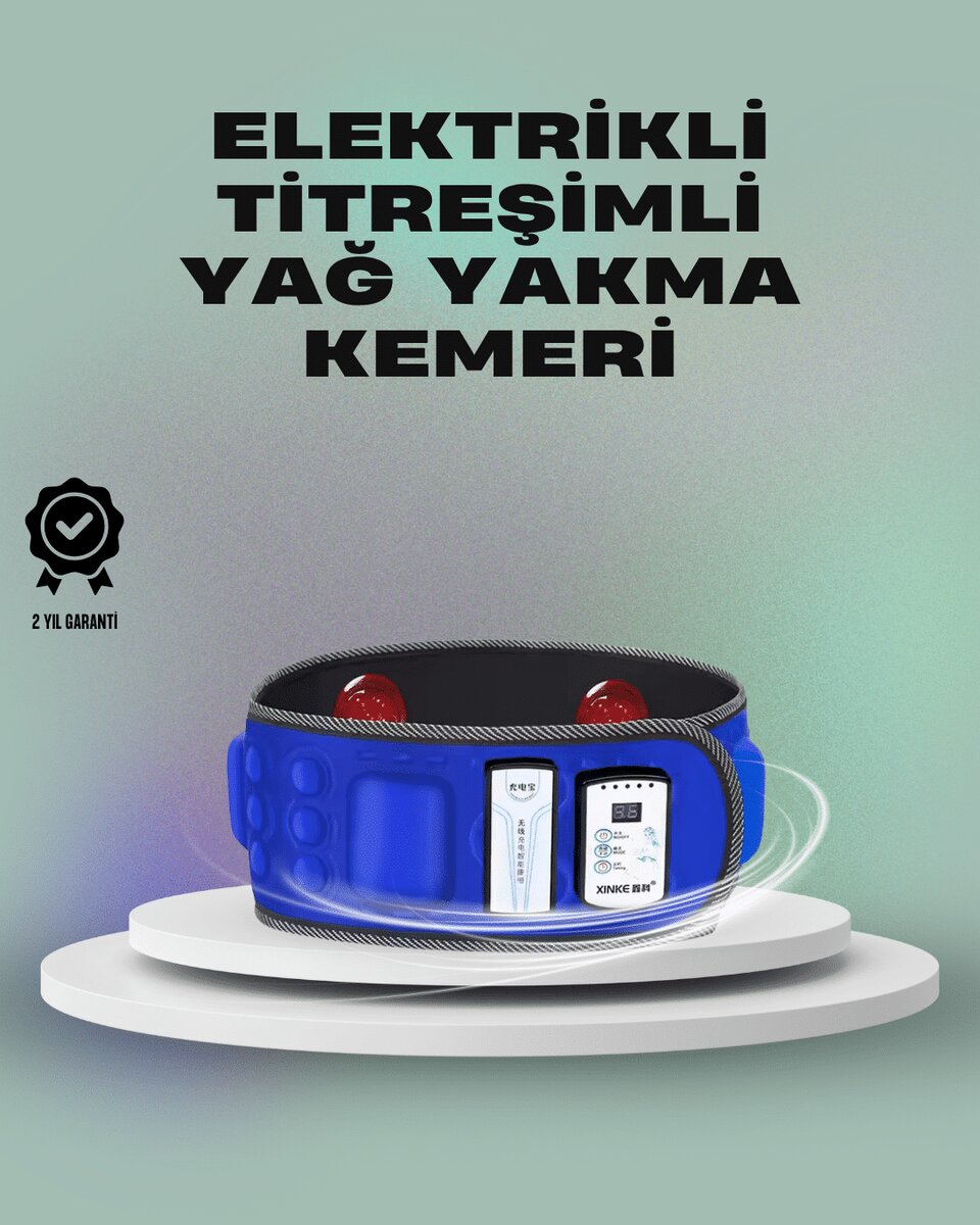 Zayıflama ve Masaj İçin Mıknatıslı Elektrikli Titreşim Kemeri – 7.2W Güç Zayıflama ve Masaj İçin Mıknatıslı Elektrikli Titreşim Kemeri – 7.2W Güç
