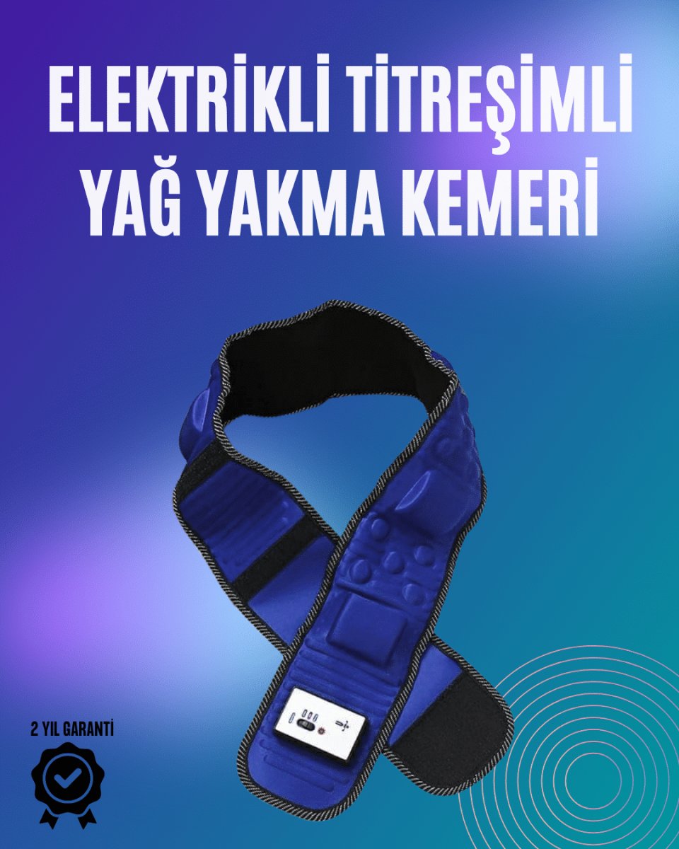 Elektrikli Titreşimli Yağ Yakma Kemeri – Masaj ve Kilo Kaybı İçin İdeal Elektrikli Titreşimli Yağ Yakma Kemeri – Masaj ve Kilo Kaybı İçin İdeal