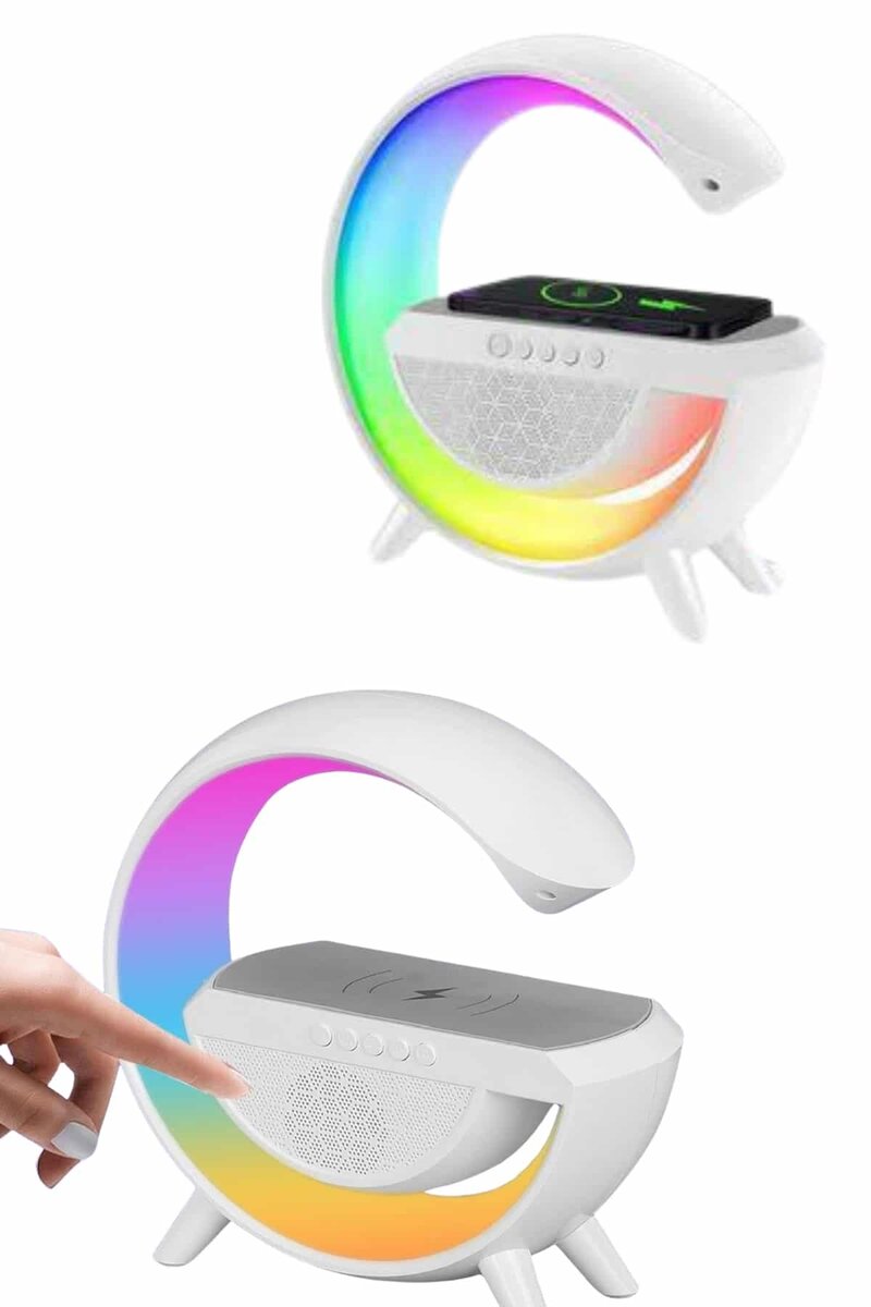 Yeni Nesil Bluetooth Hoparlör Speaker 5.0 Taşınabilir G Şeklinde Powerbankli Yeni Nesil Bluetooth Hoparlör Speaker 5.0 Taşınabilir G Şeklinde Powerbankli