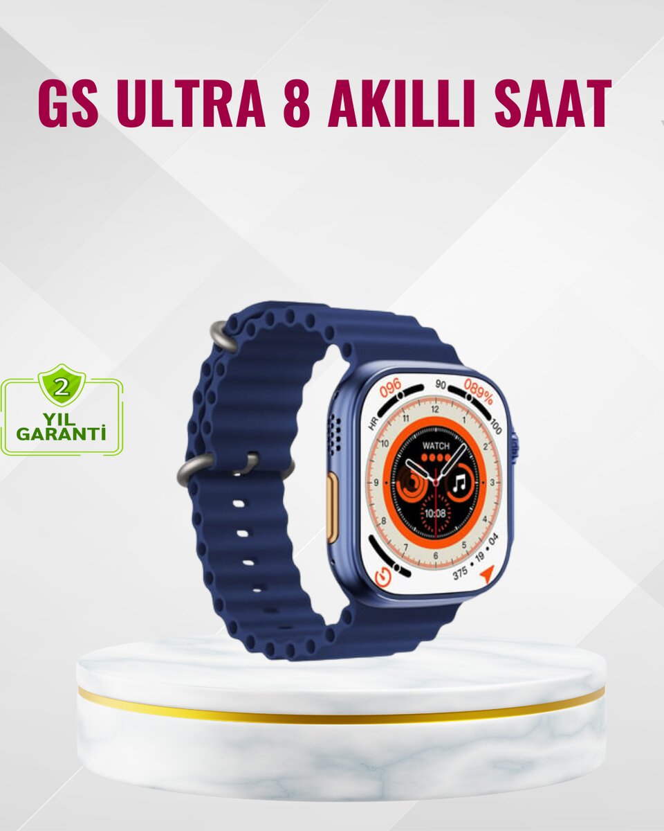 Ultra Akıllı Saat 420x480 IPS Ekran Kalp Atış Ultra Akıllı Saat 420x480 IPS Ekran Kalp Atış