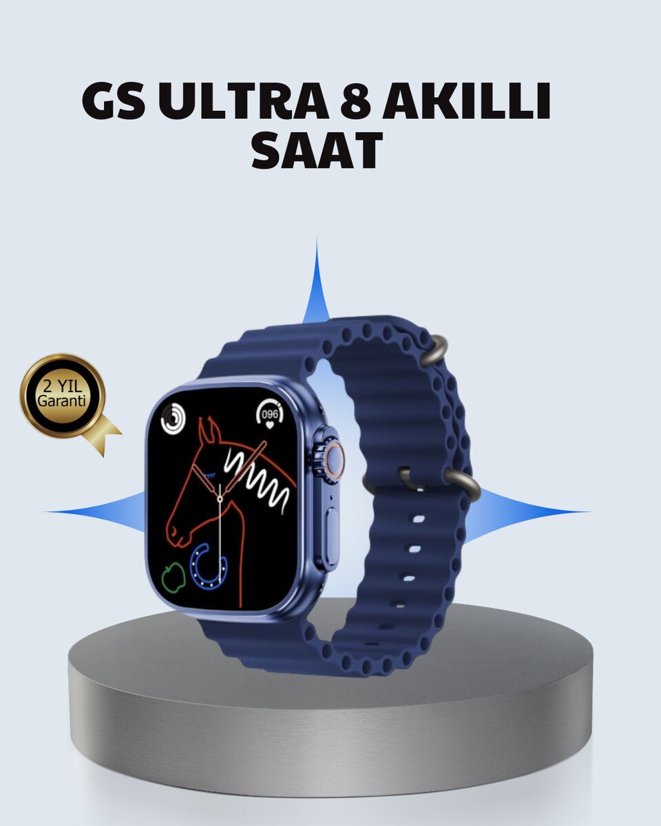 Akıllı Saat Ultra 2.05 IPS Ekran Bluetooth Aramalı Spor Modlu Akıllı Saat Ultra 2.05 IPS Ekran Bluetooth Aramalı Spor Modlu