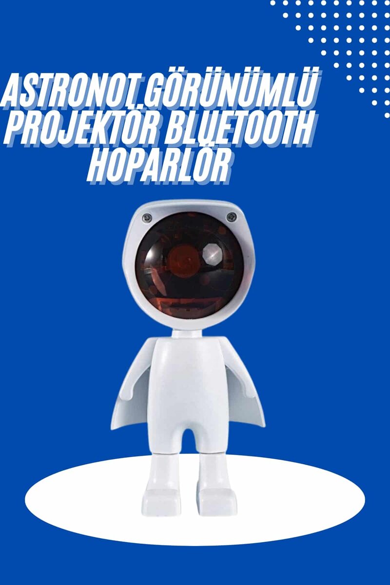 Astronot Işık Projektörü Gökkuşağı Projeksiyon Gece Lambası Hediyelik Astronot Işık Projektörü Gökkuşağı Projeksiyon Gece Lambası Hediyelik