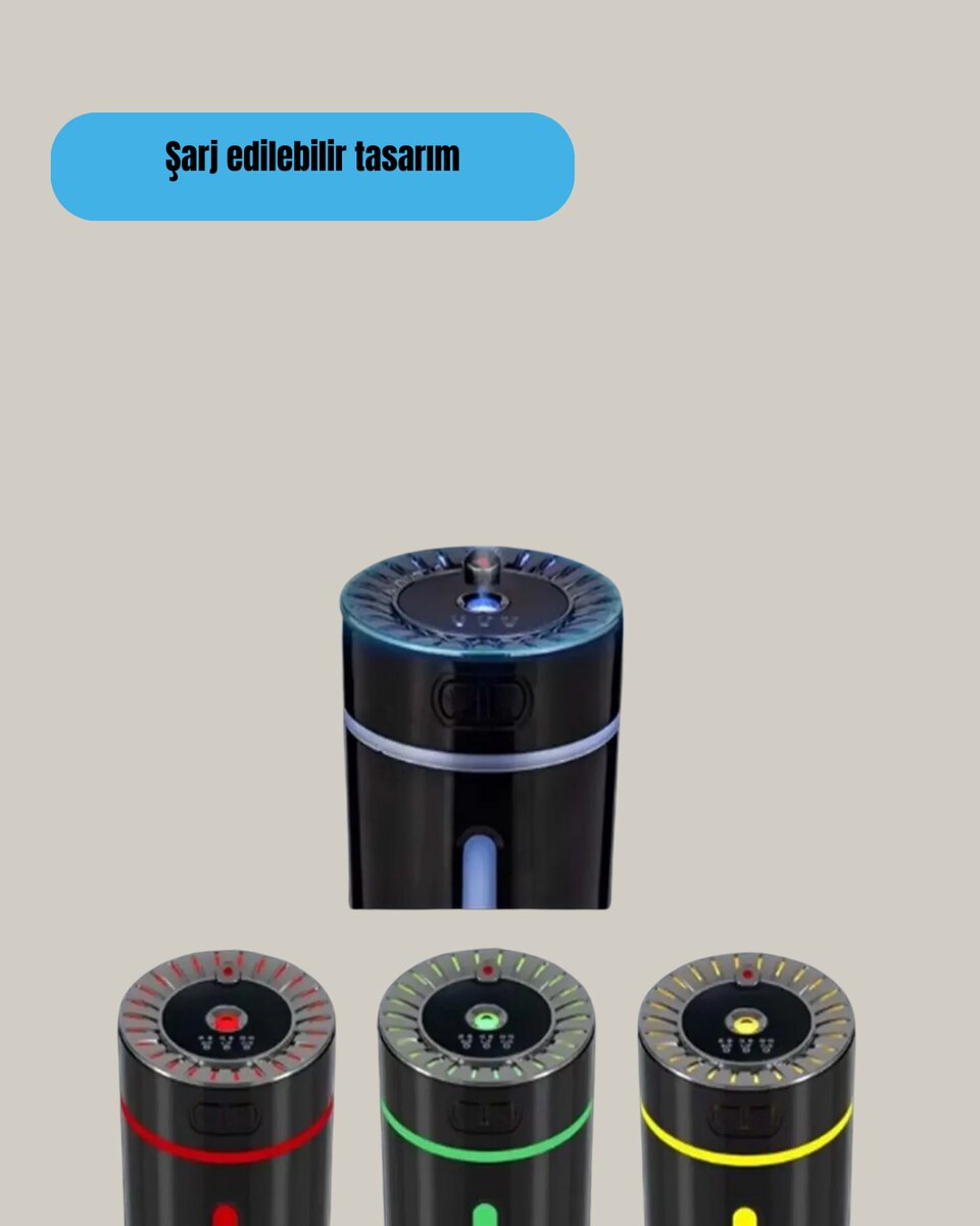 USB Aromaterapi Difüzör Ultrasonik Hava Nemlendirici LED Gece Lambalı USB Aromaterapi Difüzör Ultrasonik Hava Nemlendirici LED Gece Lambalı