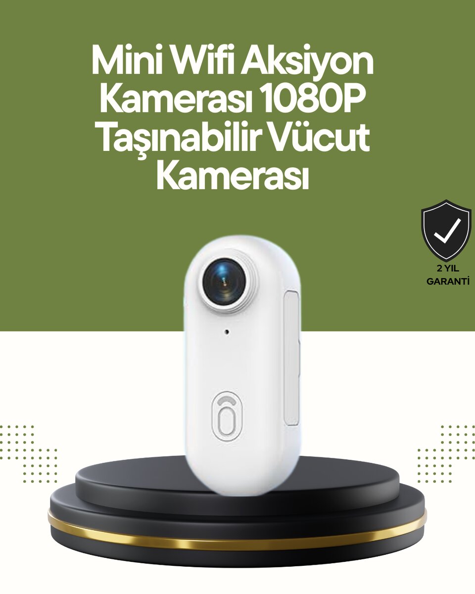 Şarj Edilebilir Uzun Ömürlü Mini Spor Kamera Full HD Şarj Edilebilir Uzun Ömürlü Mini Spor Kamera Full HD