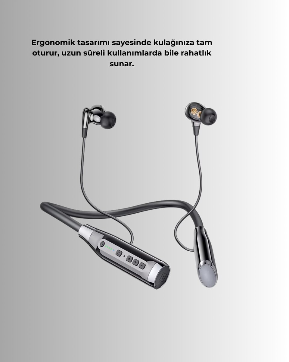 Kablosuz Bluetooth Kulaklık – Net Ses Kalitesi, Dokunmatik Tuş, Gürültü Azaltıcı Mikrofon