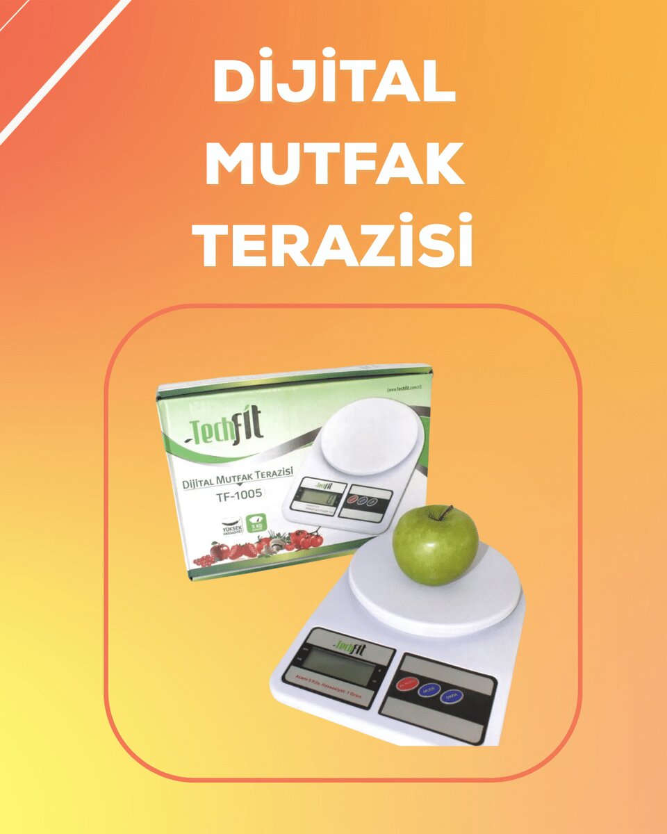 LCD Ekranlı Yüksek Hassasiyetli Dijital Mutfak Terazisi LCD Ekranlı Yüksek Hassasiyetli Dijital Mutfak Terazisi