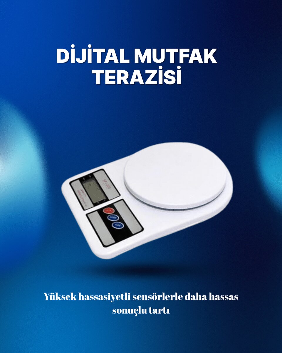 TF-1010 Dijital Mutfak Tartısı TF-1010 Dijital Mutfak Tartısı