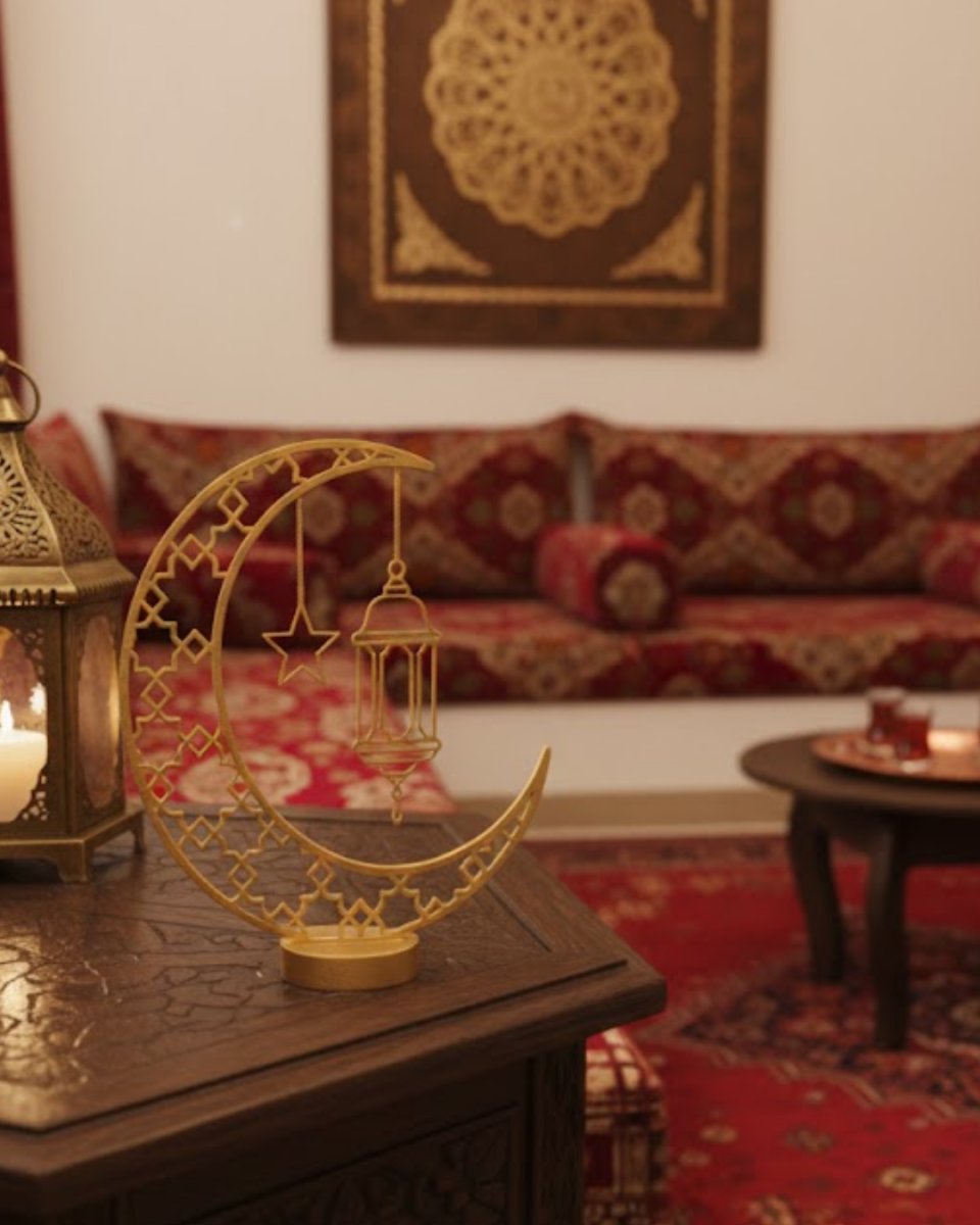 3D Ramazan Dekor Özel Baskı Hilal Yıldız Masa Üstü 3D Ramazan Dekor Özel Baskı Hilal Yıldız Masa Üstü