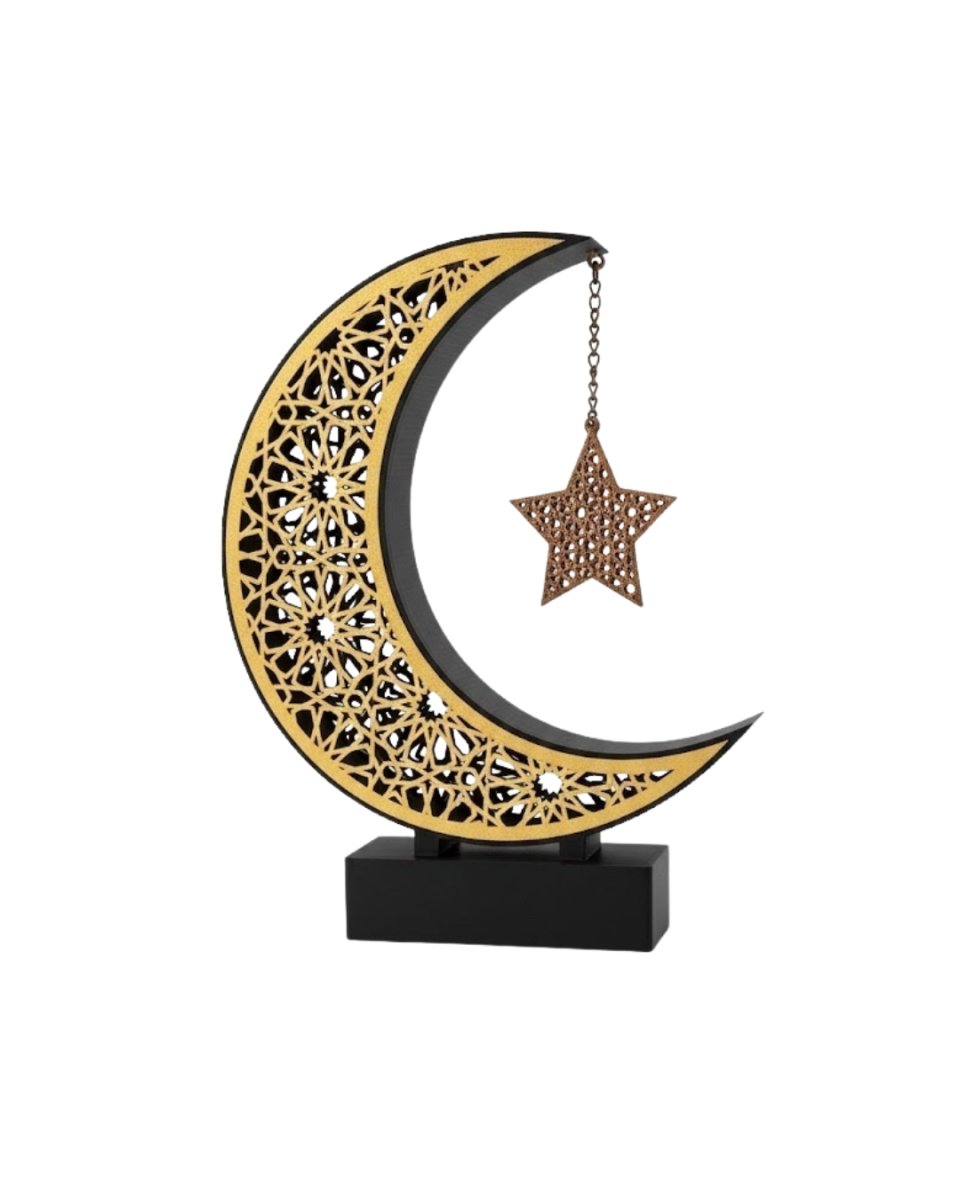 3D Hilal Yıldız Süs 23x23 cm Ev ve Ofis İçin Şık Aksesuar 3D Hilal Yıldız Süs 23x23 cm Ev ve Ofis İçin Şık Aksesuar