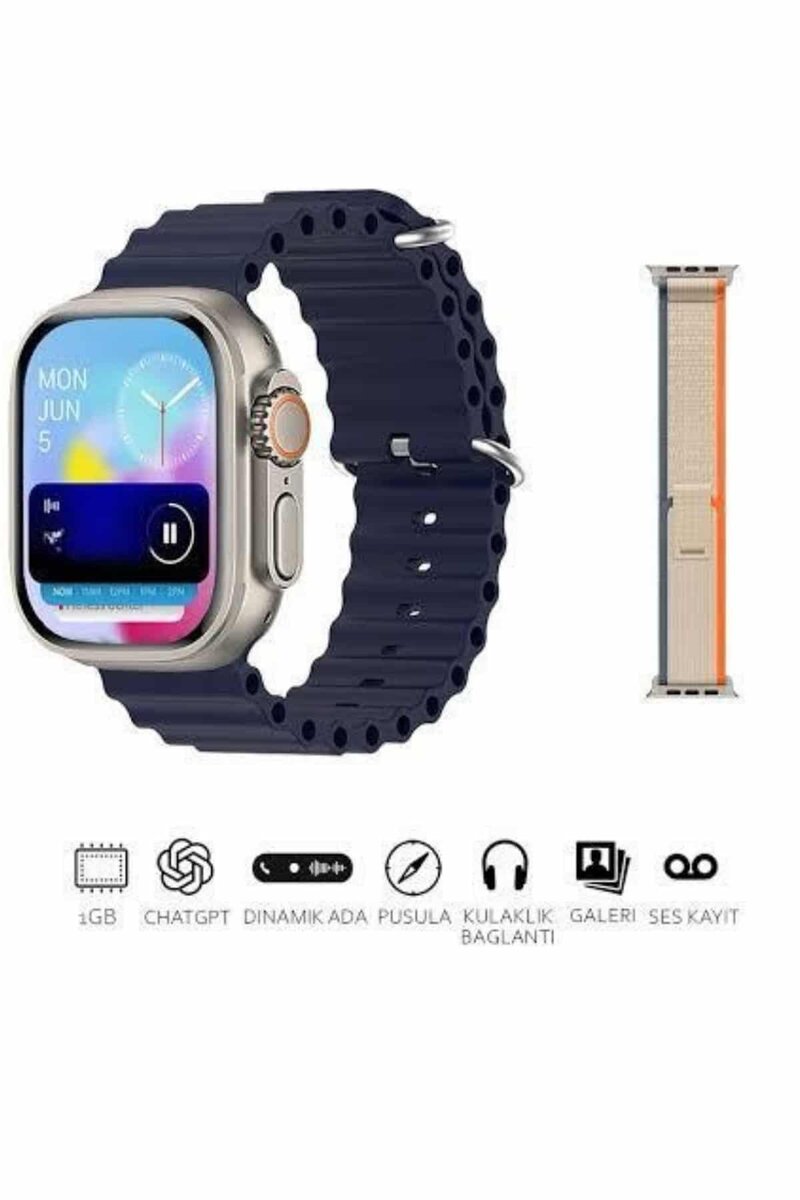 Akıllı Saat Çok Fonksiyonlu Unısex Sosyal Medya Girişli Bluetooth Bağlantılı Akıllı Saat Çok Fonksiyonlu Unısex Sosyal Medya Girişli Bluetooth Bağlantılı