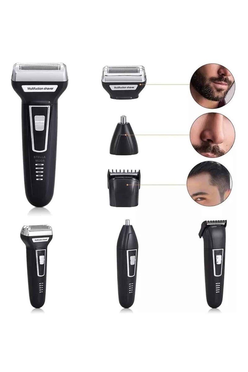 3'lü Set Saç Sakal Kesme Traş Makinesi Burun Kılı Alma Tıraş Makinesi 3'lü Set Saç Sakal Kesme Traş Makinesi Burun Kılı Alma Tıraş Makinesi