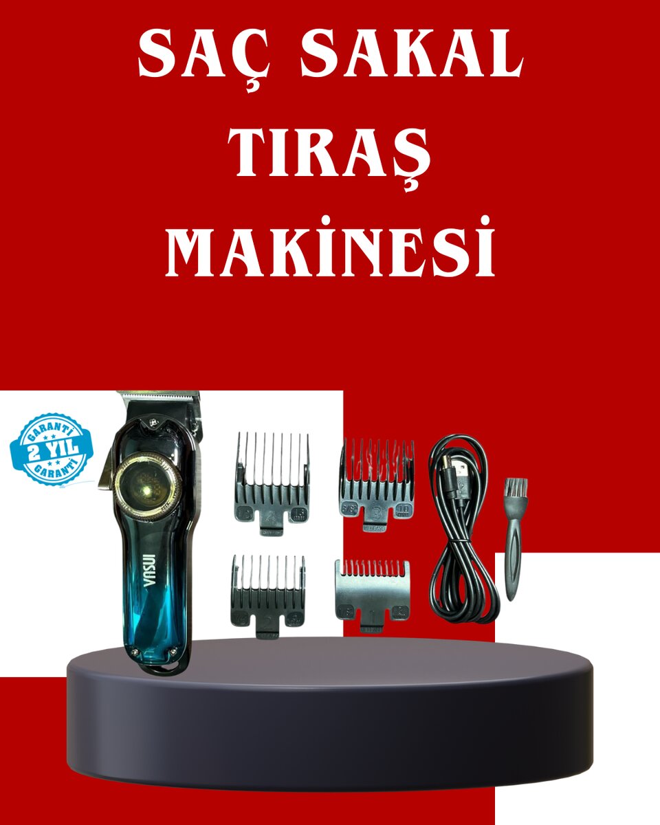 Uzun Çalışma Süreli LCD Göstergeli Saç Kesme Makinesi Uzun Çalışma Süreli LCD Göstergeli Saç Kesme Makinesi