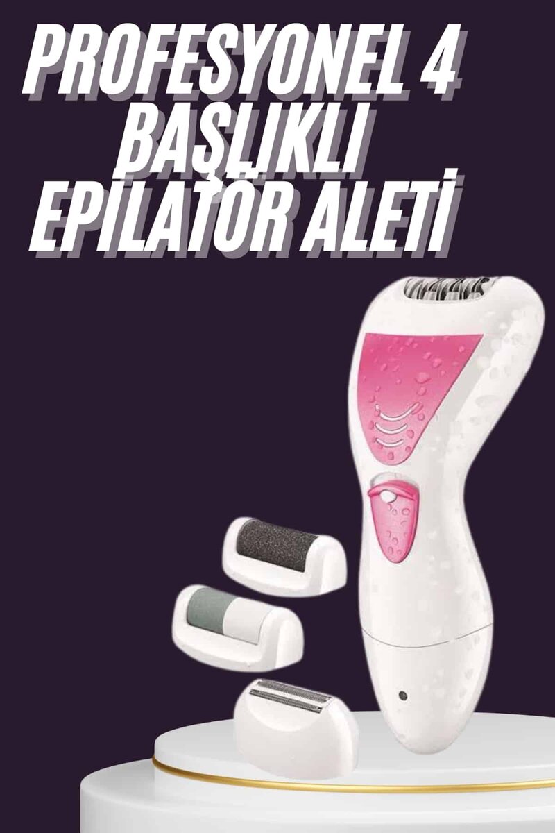 4 Başlıklı Lazer Öncesi Kısaltma Epilasyon Aleti Epilatör Çok Amaçlı 4 Başlıklı Lazer Öncesi Kısaltma Epilasyon Aleti Epilatör Çok Amaçlı