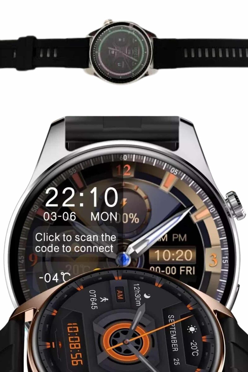 Yuvarlak Kasa 46mm Akıllı Saat Android Ve IOS Uyumlu Uyku ve Sağlık Takibi Yuvarlak Kasa 46mm Akıllı Saat Android Ve IOS Uyumlu Uyku ve Sağlık Takibi