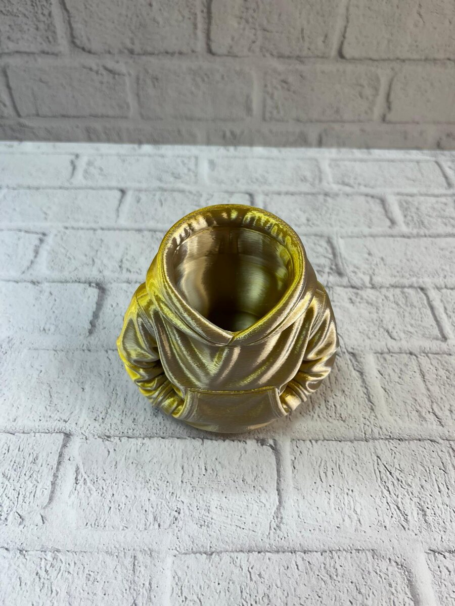 Dekoratif Gold Hoodie Kalemlik 10x10 cm Dekoratif Gold Hoodie Kalemlik 10x10 cm
