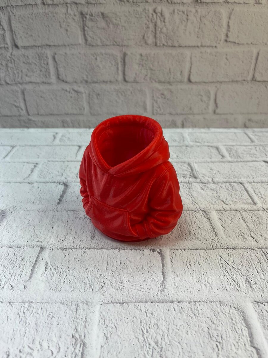 Kırmızı Hoodie Kalemlik 10x10 cm Masa Üstü Düzenleyici Kırmızı Hoodie Kalemlik 10x10 cm Masa Üstü Düzenleyici