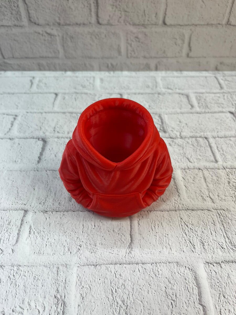 Kırmızı Hoodie Kalemlik 10x10 cm Masa Üstü Düzenleyici Kırmızı Hoodie Kalemlik 10x10 cm Masa Üstü Düzenleyici