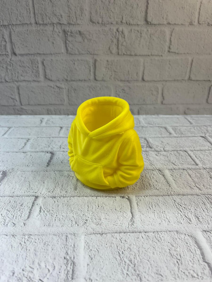 Sarı Hoodie Kalemlik 10x10 cm Masa Üstü Düzenleyici Sarı Hoodie Kalemlik 10x10 cm Masa Üstü Düzenleyici