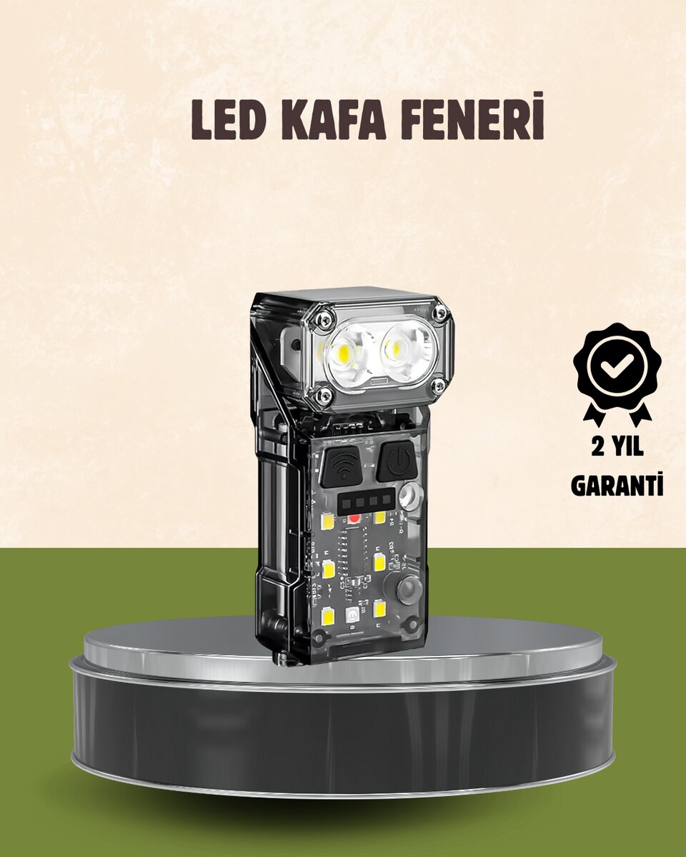 3’ü 1 Arada LED Far Şarj Edilebilir Sensörlü Manyetik 10 Saat Kullanım 3’ü 1 Arada LED Far Şarj Edilebilir Sensörlü Manyetik 10 Saat Kullanım