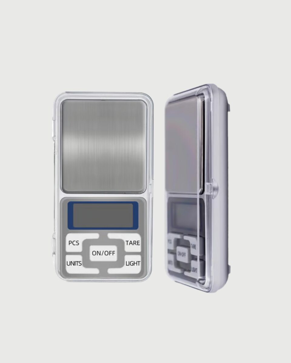Mavi Işıklı LCD Ekranlı Hassas Tartı Terazisi