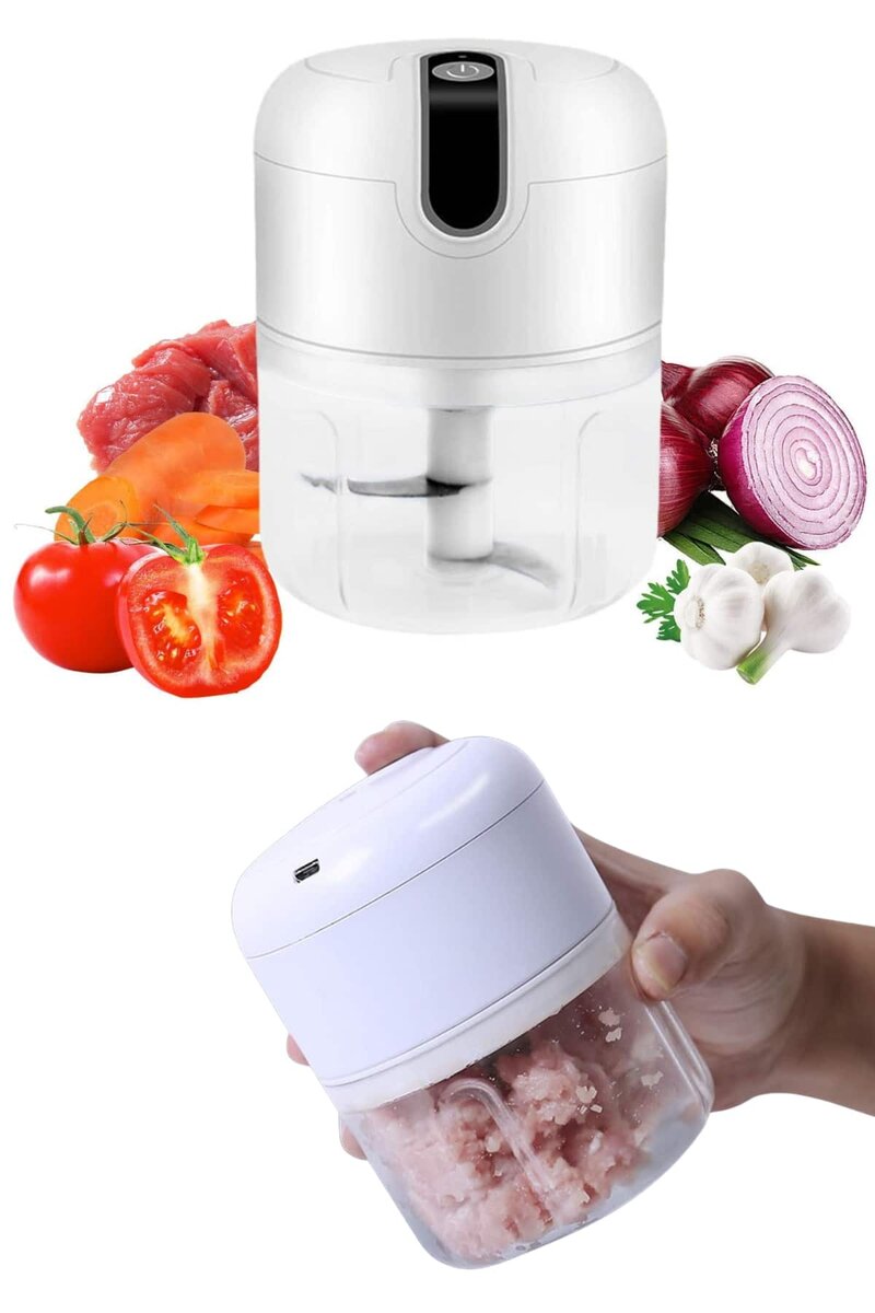 Mini Doğrayıcı Rondo Taşınabilir Mini El Blender Paslanmaz Çelik Mini Doğrayıcı Rondo Taşınabilir Mini El Blender Paslanmaz Çelik