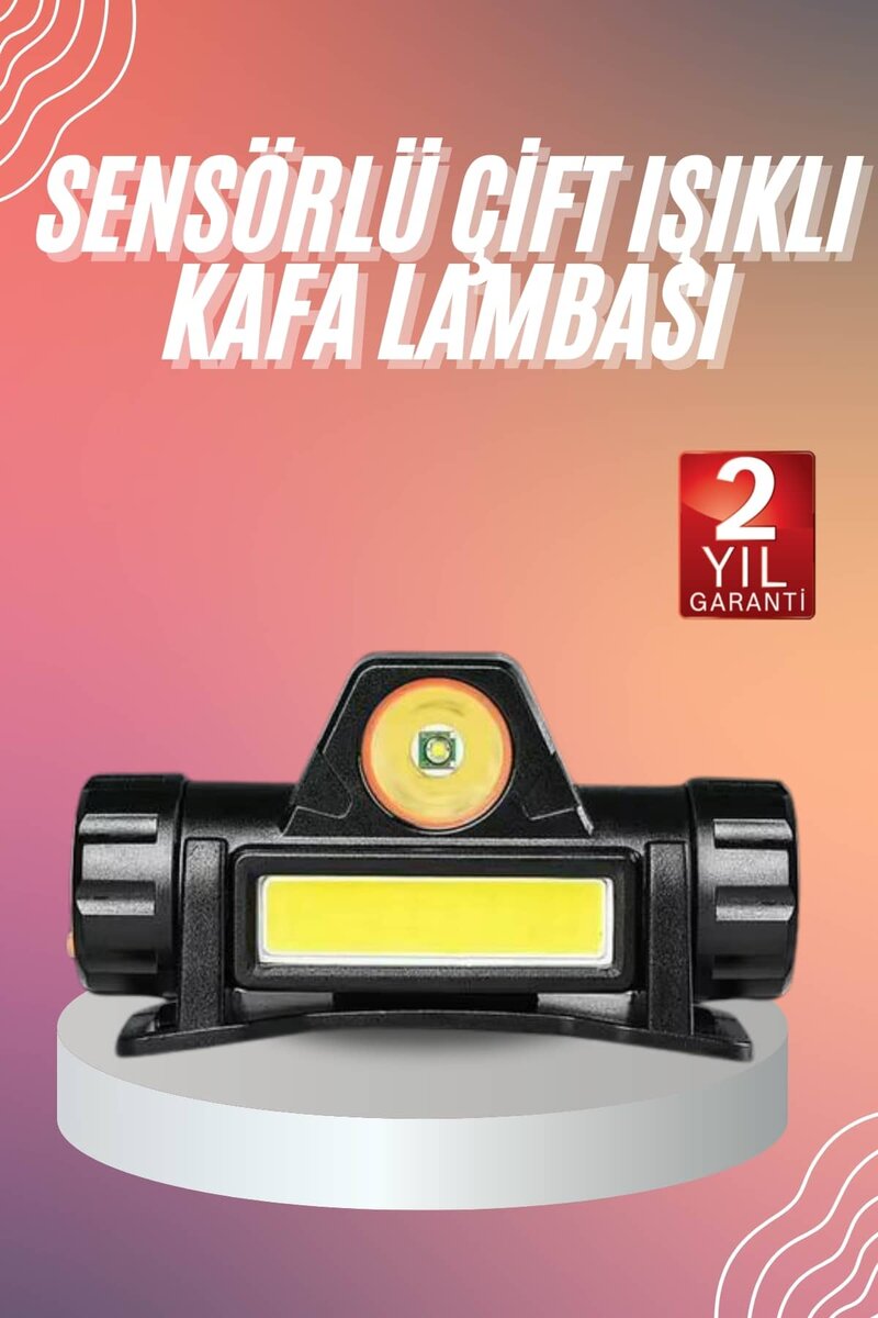 Kafa Lambası Çalışma Işığı Kafa Feneri Şarjlı Mıknatıslı Fenerli Kafa Lambası Çalışma Işığı Kafa Feneri Şarjlı Mıknatıslı Fenerli