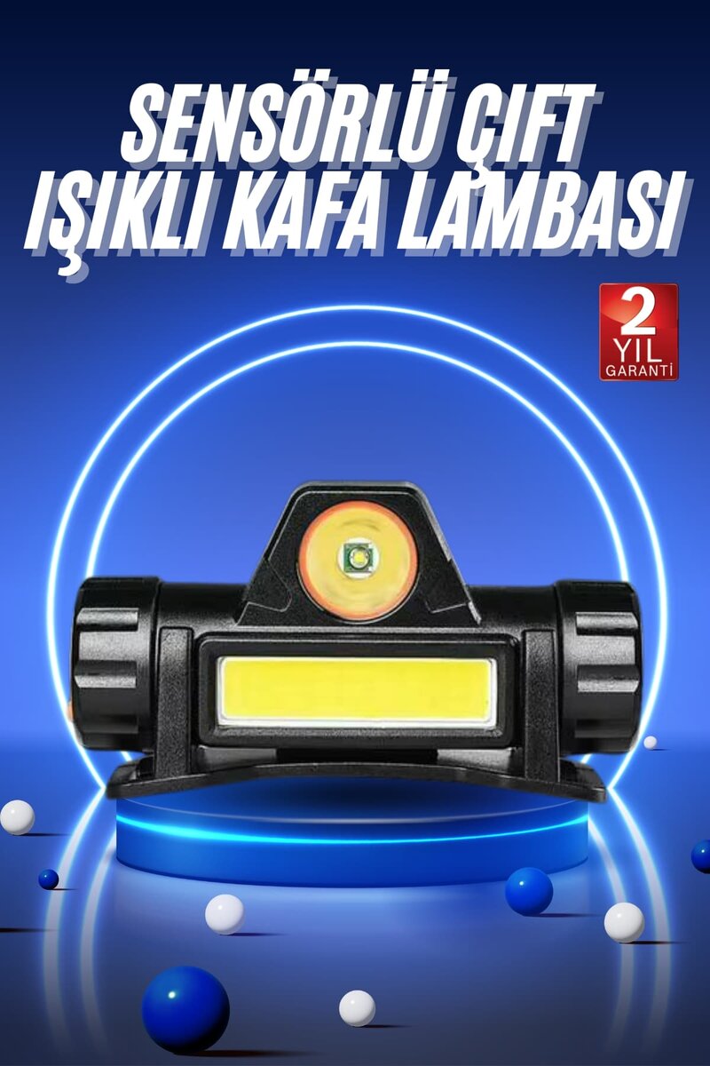 Ledli Şarjlı Kafa Lambası LED Şarjlı Su Geçirmez Kafa Feneri Ledli Şarjlı Kafa Lambası LED Şarjlı Su Geçirmez Kafa Feneri
