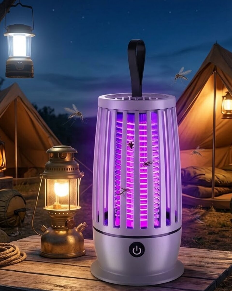 UV Mor Işık Elektrikli Sivrisinek Tuzak Lamba Sessiz Çalışma Gece Aydınlatmalı UV Mor Işık Elektrikli Sivrisinek Tuzak Lamba Sessiz Çalışma Gece Aydınlatmalı