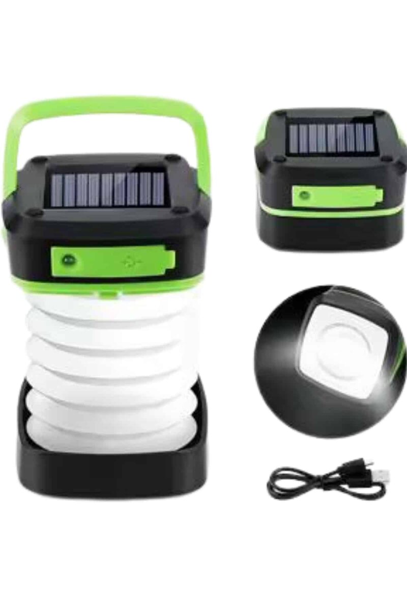 Katlanabilir Kamp Lambası Akordiyon Lamba Şarjlı 3 Kademeli Solar Katlanabilir Kamp Lambası Akordiyon Lamba Şarjlı 3 Kademeli Solar