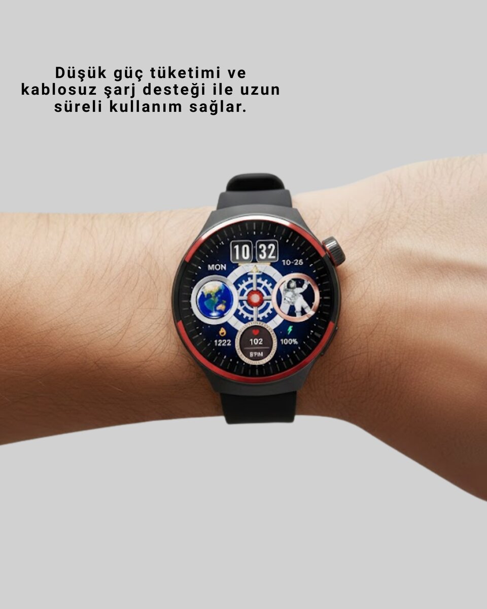 AMOLED Ekranlı Akıllı Saat Bluetooth Arama ve NFC Destekli AMOLED Ekranlı Akıllı Saat Bluetooth Arama ve NFC Destekli