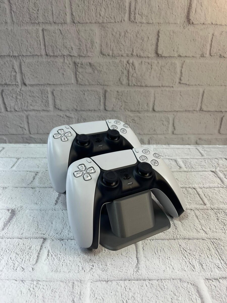 Antrasit İkili Gamepad Tutucu 7x18 cm Masa ve Raf Düzeni Antrasit İkili Gamepad Tutucu 7x18 cm Masa ve Raf Düzeni