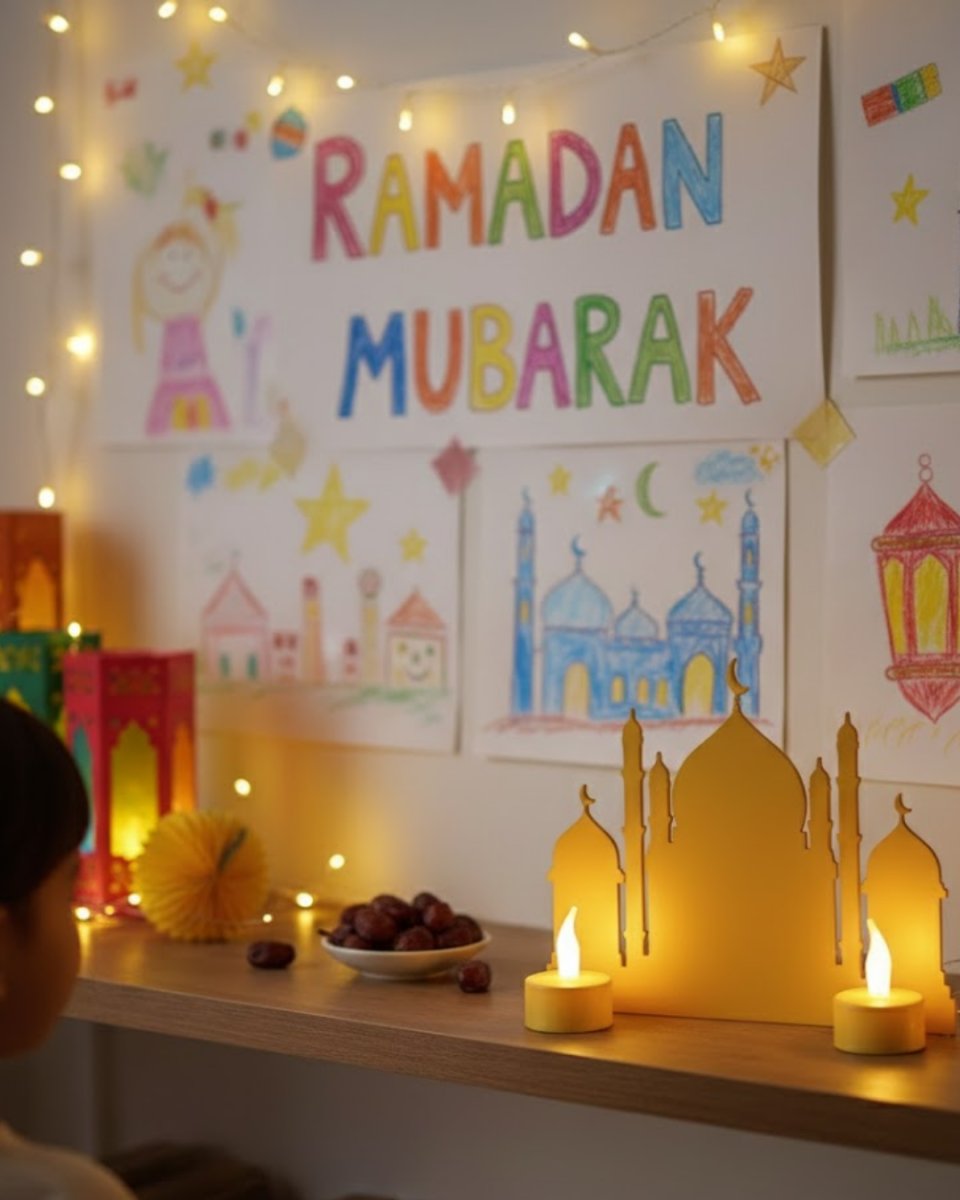 3D Cami Masa Üstü Dekor 2 Pilli LED Mumlu Hediye Set 3D Cami Masa Üstü Dekor 2 Pilli LED Mumlu Hediye Set