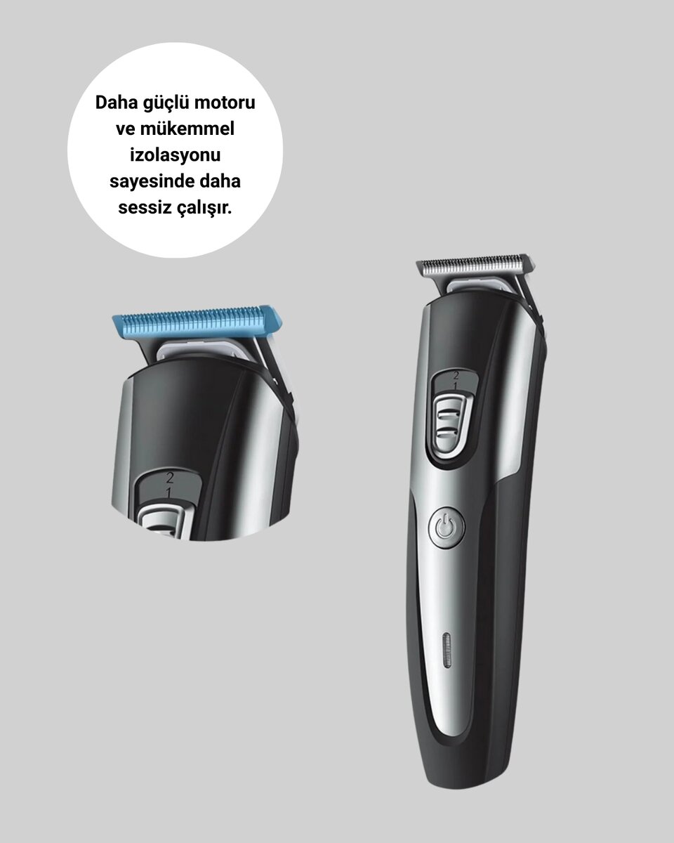 Ergonomik Profesyonel Tıraş Makinesi Saç Sakal Kesme ve Düzeltme Ergonomik Profesyonel Tıraş Makinesi Saç Sakal Kesme ve Düzeltme