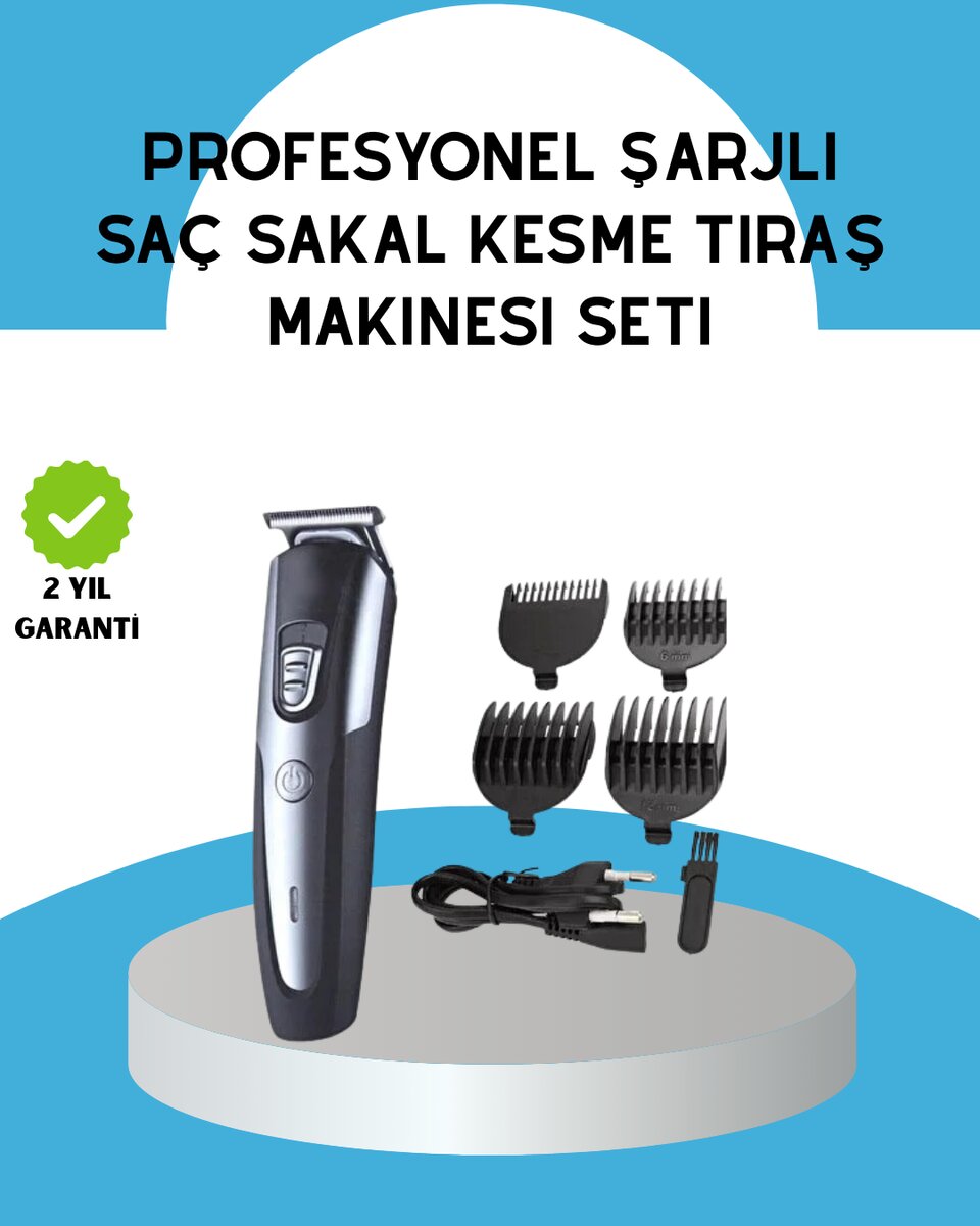 Ergonomik Profesyonel Tıraş Makinesi Saç Sakal Kesme ve Düzeltme Ergonomik Profesyonel Tıraş Makinesi Saç Sakal Kesme ve Düzeltme