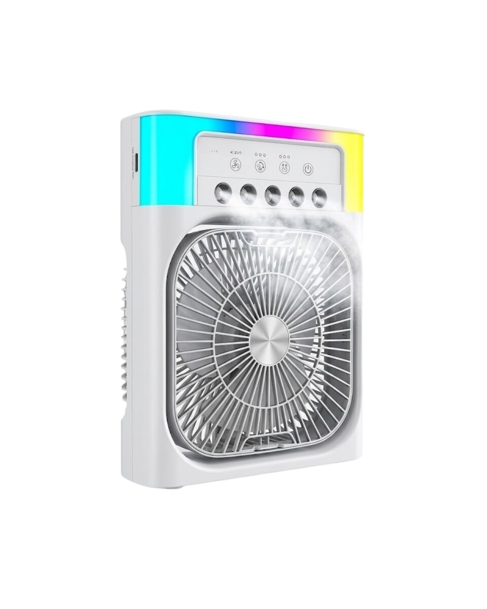 Su Buharlı Mini Klima Fan RGB Işıklı Taşınabilir Serinletici Su Buharlı Mini Klima Fan RGB Işıklı Taşınabilir Serinletici