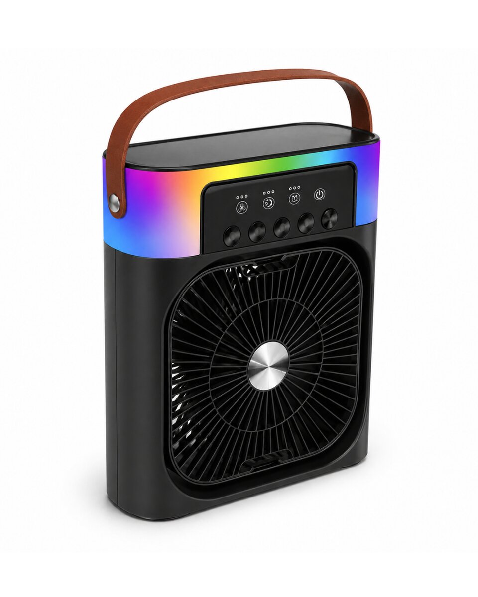 Taşınabilir Sprey Fan RGB Işıklı Mini Klima Soğutucu Nemlendirici USB Şarjlı Taşınabilir Sprey Fan RGB Işıklı Mini Klima Soğutucu Nemlendirici USB Şarjlı