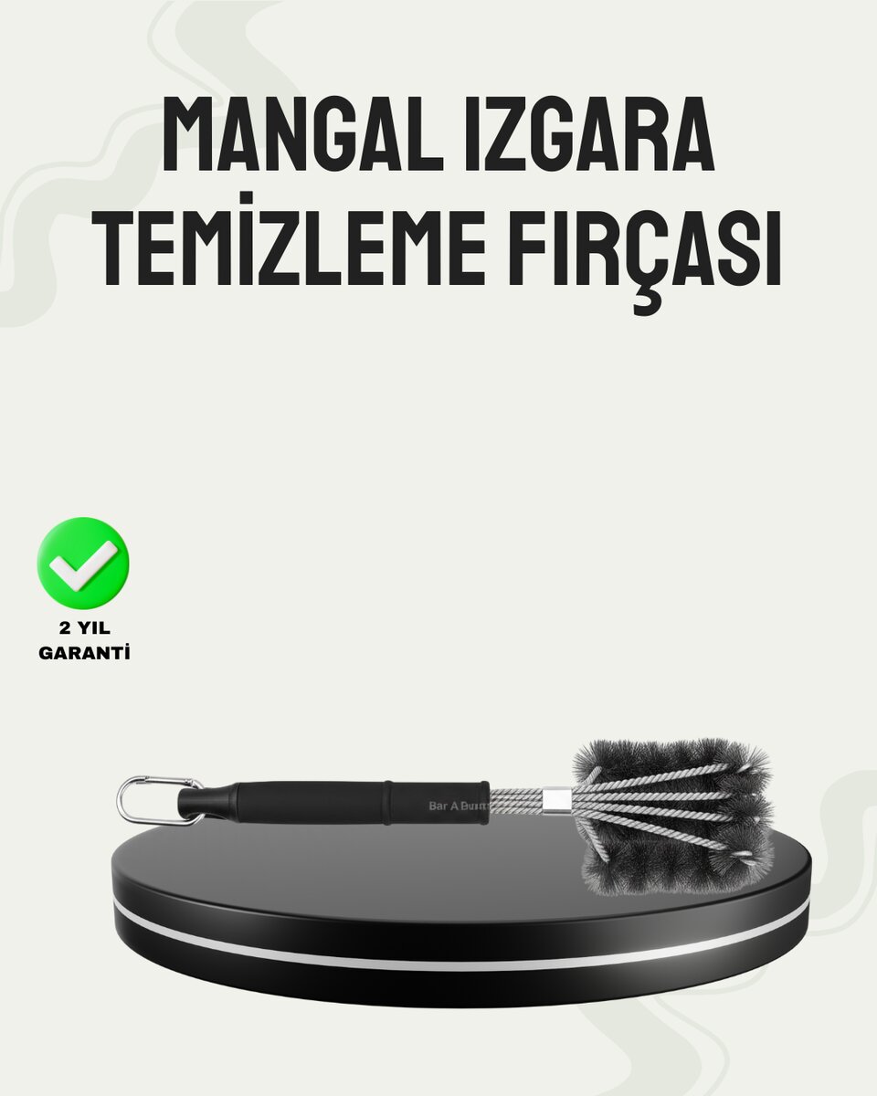 Paslanmaz Çelik Telli Mangal Temizlik Fırçası Paslanmaz Çelik Telli Mangal Temizlik Fırçası