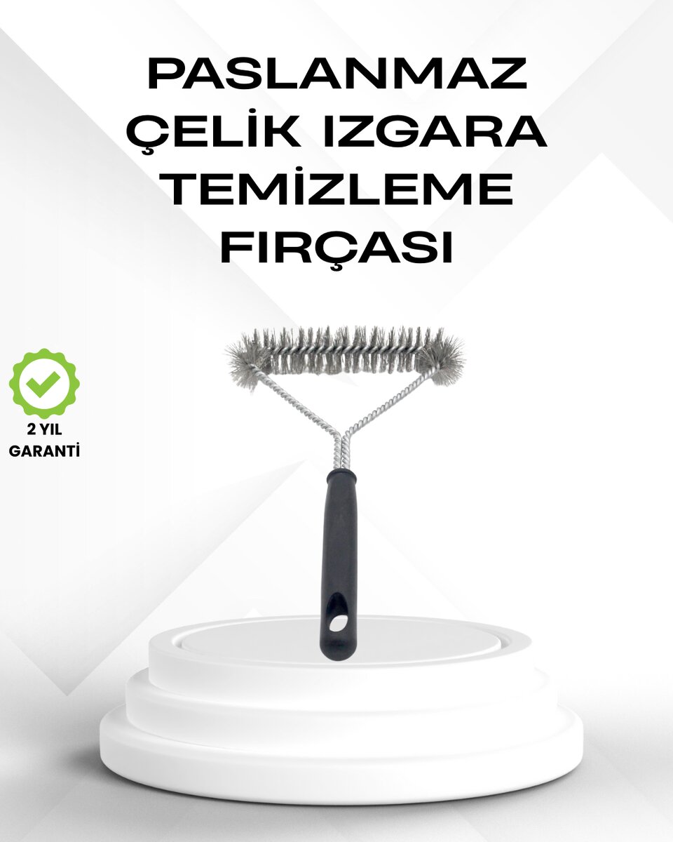 Tel Izgara Temizleme Fırçası BBQ Sonrası Kolay Temizlik Tel Izgara Temizleme Fırçası BBQ Sonrası Kolay Temizlik