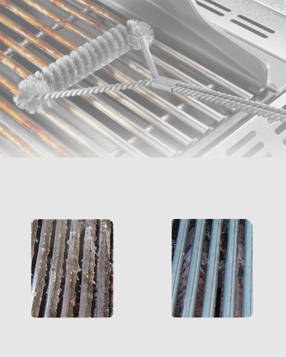 Tel Izgara Temizleme Fırçası BBQ Sonrası Kolay Temizlik Tel Izgara Temizleme Fırçası BBQ Sonrası Kolay Temizlik