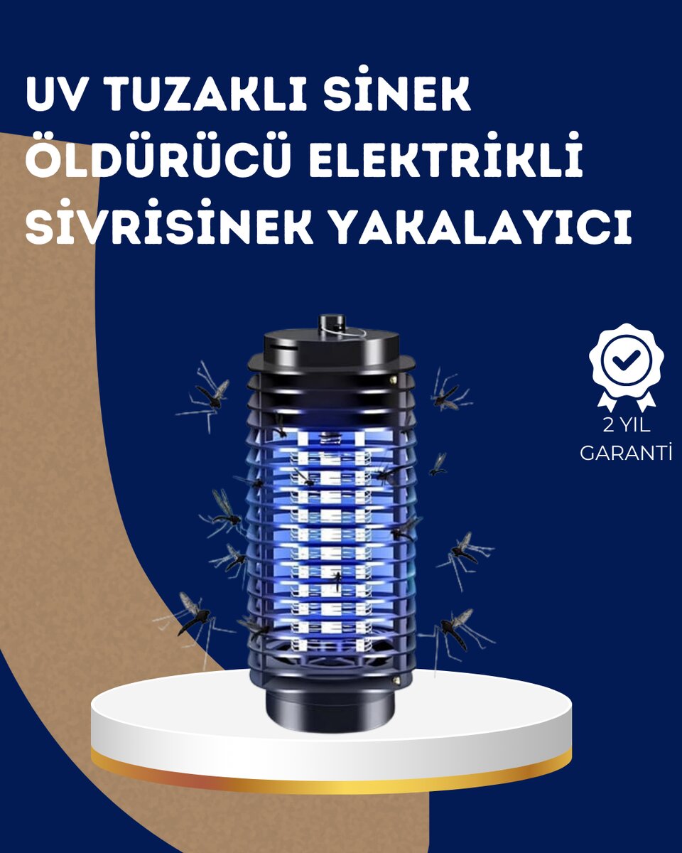 Elektrikli UV Işıklı Sivrisinek ve Böcek Öldürücü – Sessiz ve Güvenli Tuzak Elektrikli UV Işıklı Sivrisinek ve Böcek Öldürücü – Sessiz ve Güvenli Tuzak