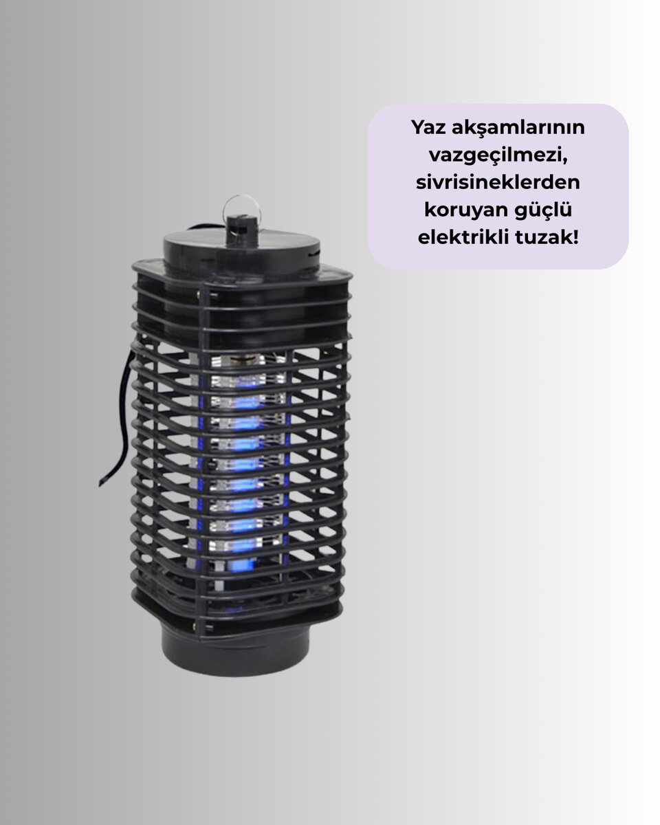 Kimyasal İçermeyen UV Işıklı Böcek ve Sivrisinek Kapanı – Güvenli Kullanım Kimyasal İçermeyen UV Işıklı Böcek ve Sivrisinek Kapanı – Güvenli Kullanım